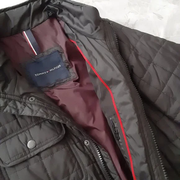 Tommy Hilfiger Men's quilted European car coat - Picture 7 of 11